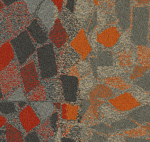 Ковровая плитка Interface Collection Human Connections Stone Course 8343005 Orange stone фото 1 | FLOORDEALER